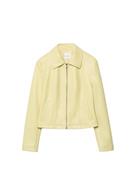 Vücuda oturan suni deri ceket - Görsel 10