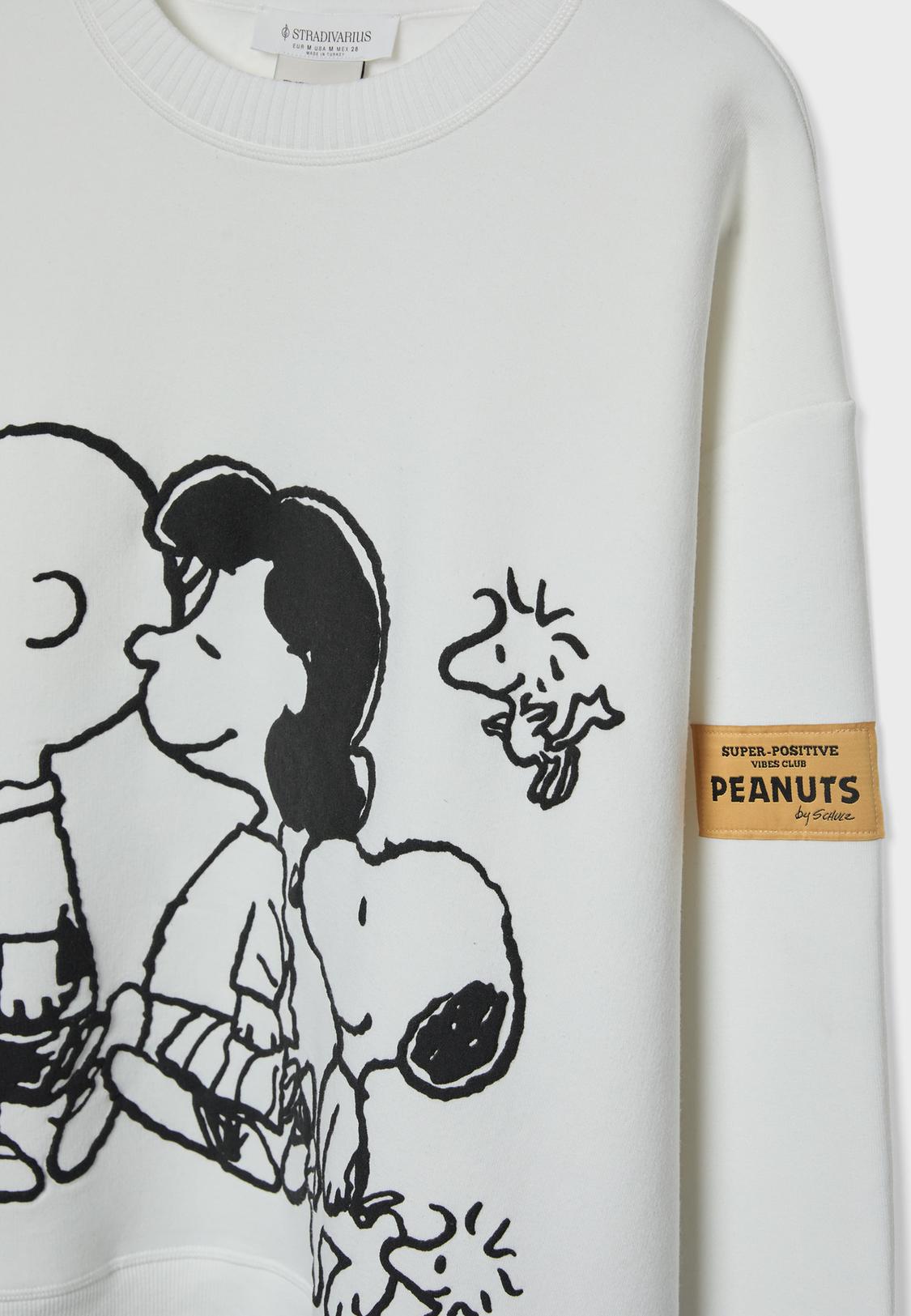 Sudadera De Snoopy De Zara Peanuts Sweatshirt Women's Fashion