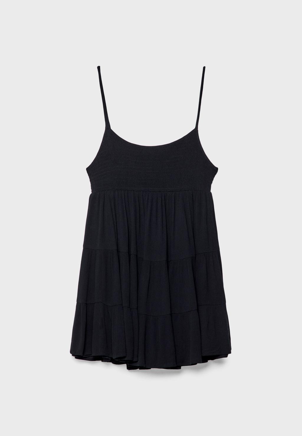 Kurzes, fließendes Kleid