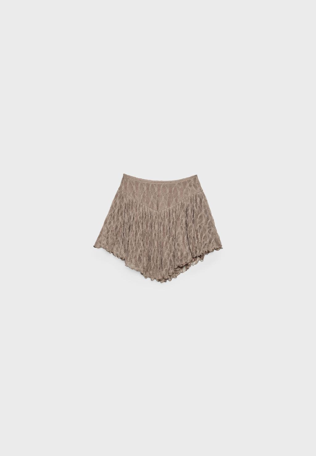 Falda mini encaje
