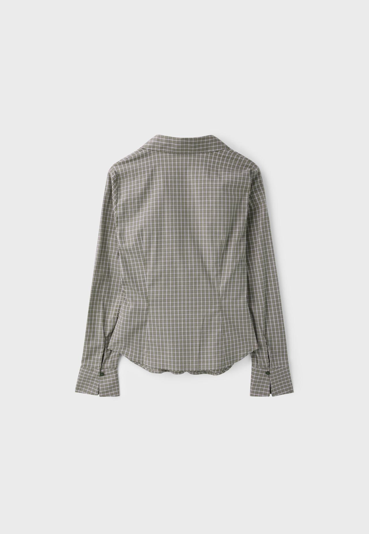 Basic fitted shirt — Khaki