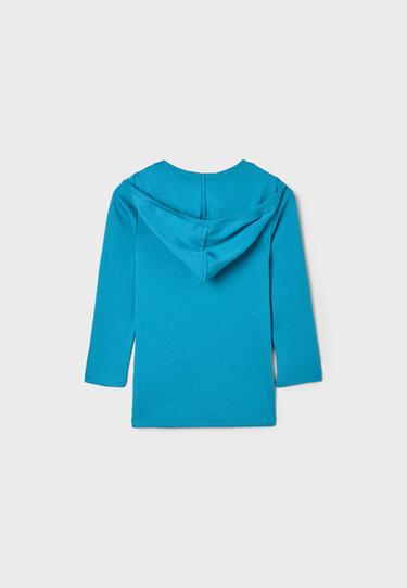 Hooded T-shirt — Teal 8