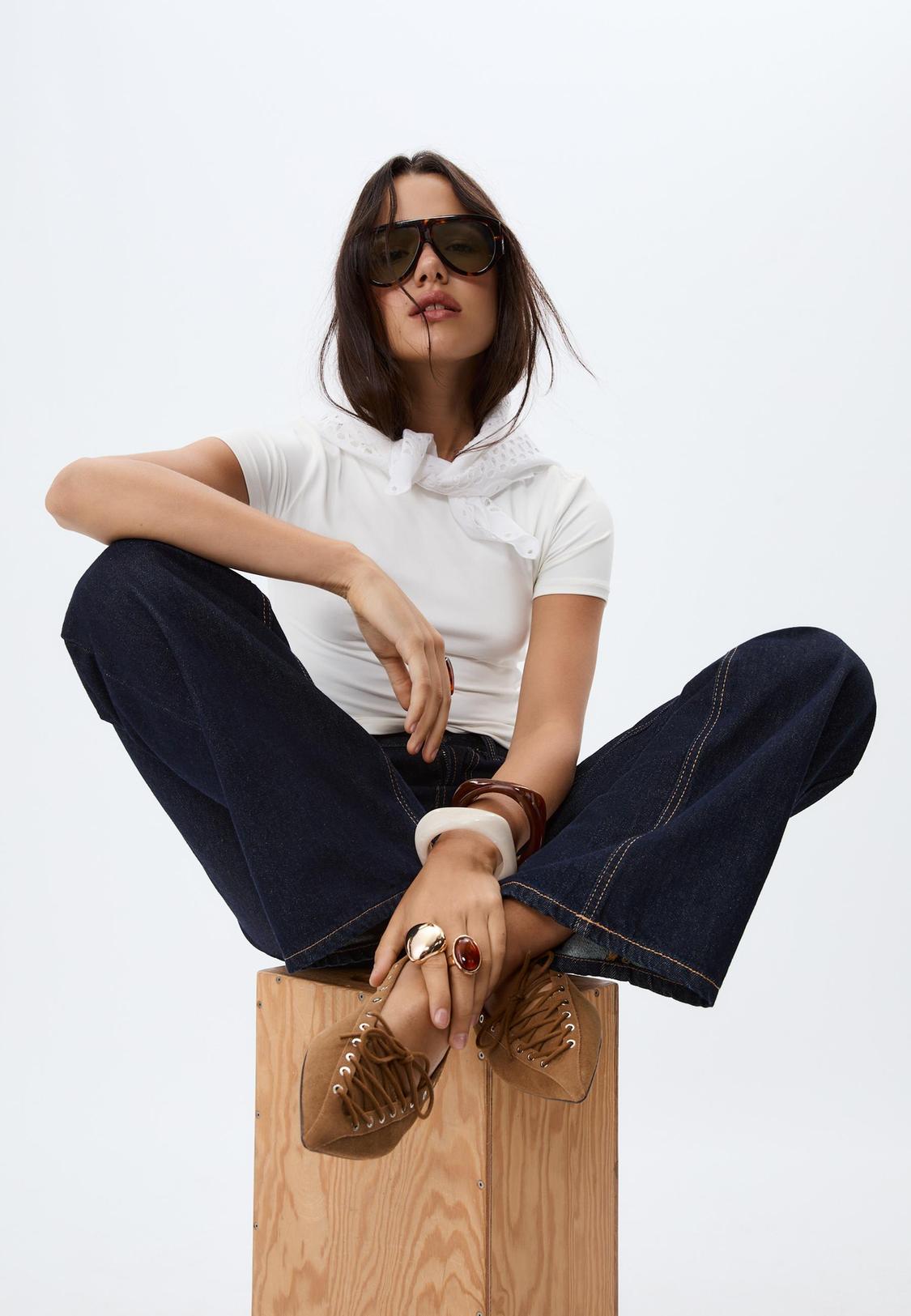 Leopardo Stradivarius Zapatos Planos Zapatos Planos Stradivarius