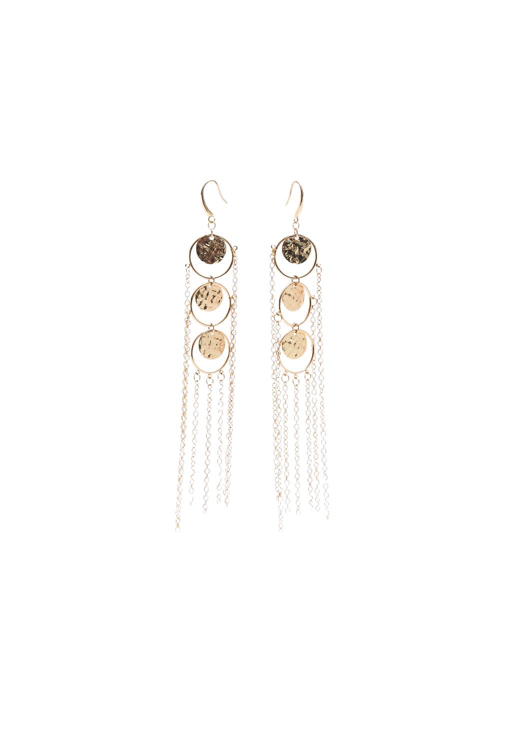 Long chain earrings