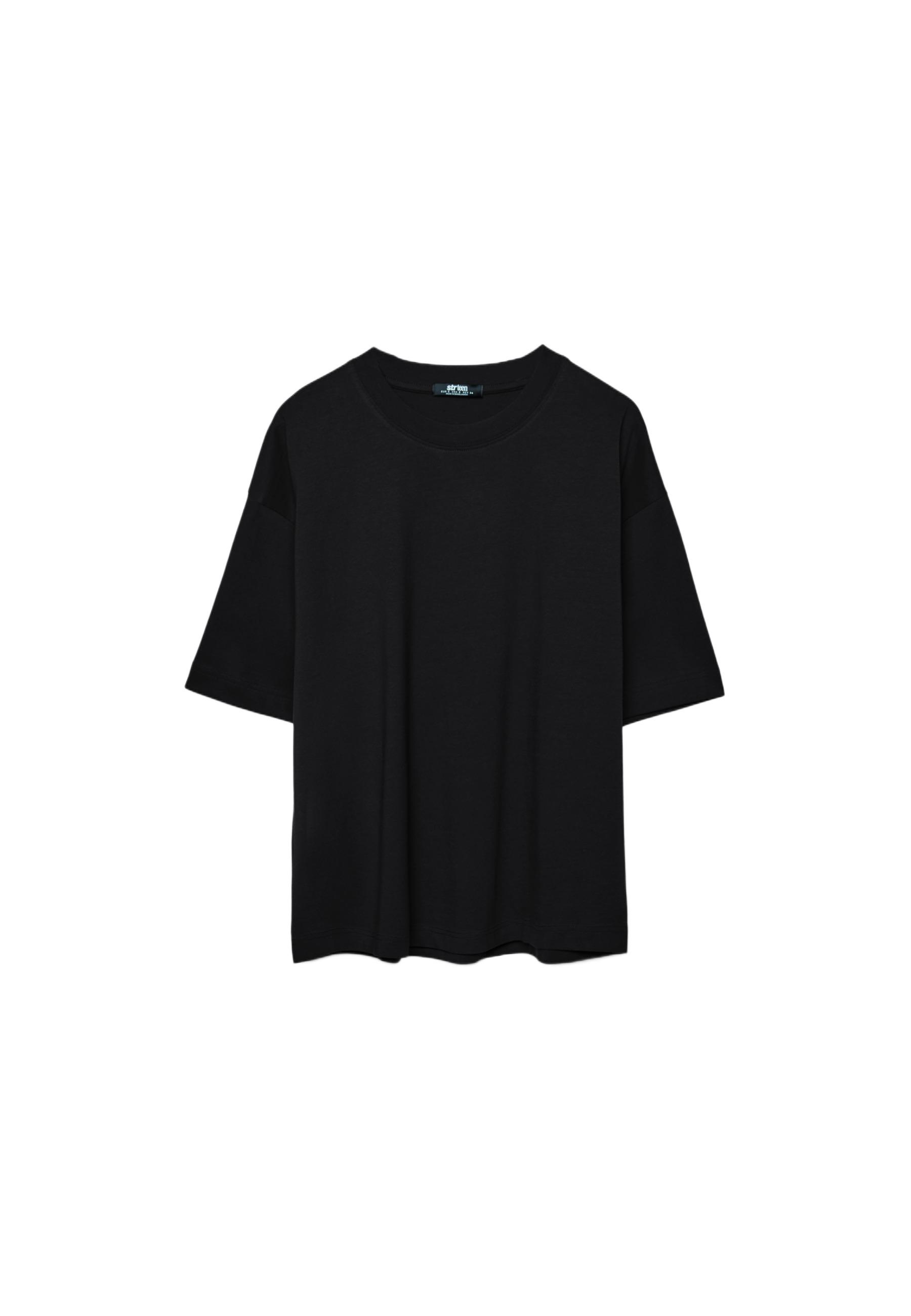 Oversize short sleeve T-shirt — Black