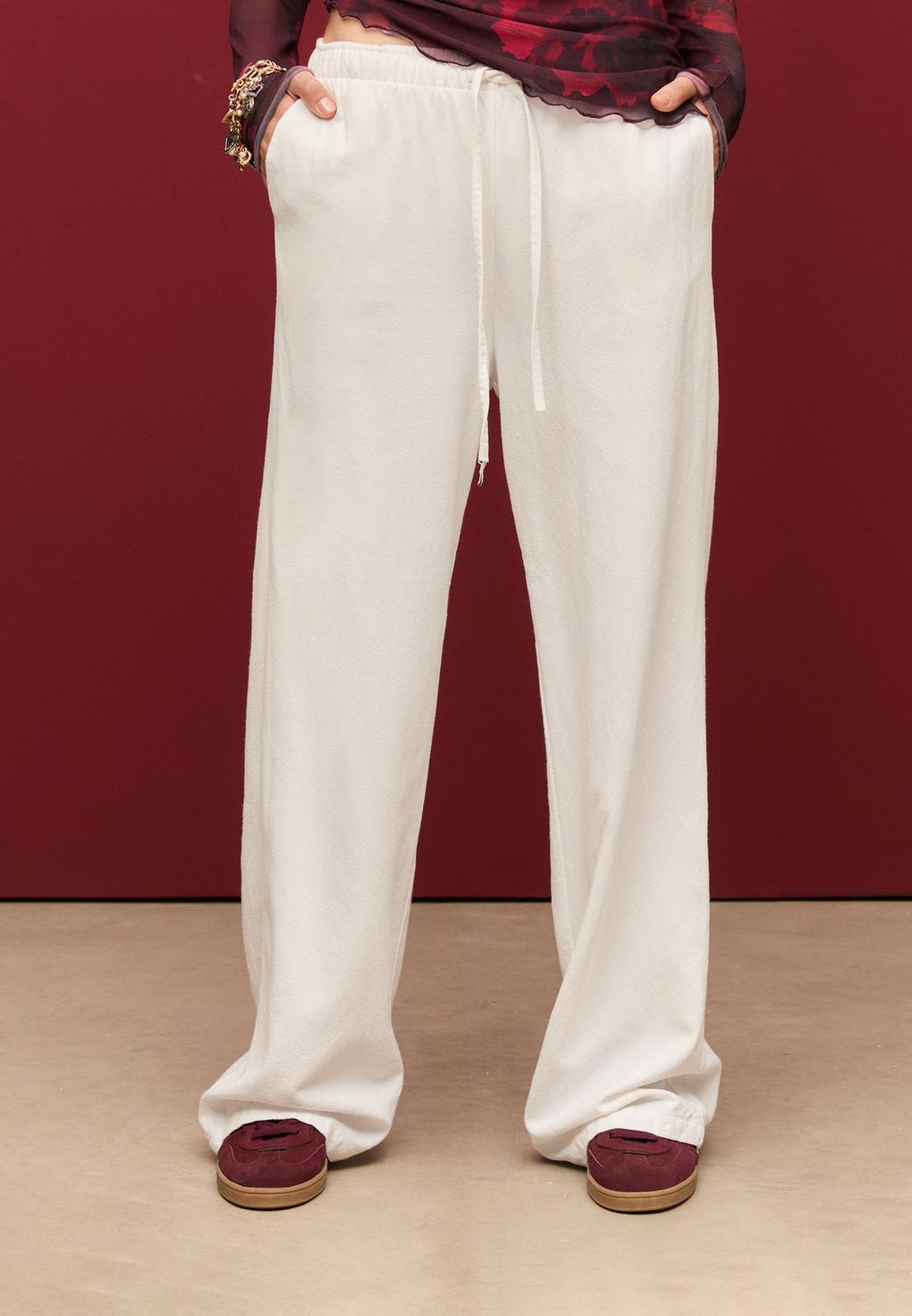 Pantalon fluide en lin