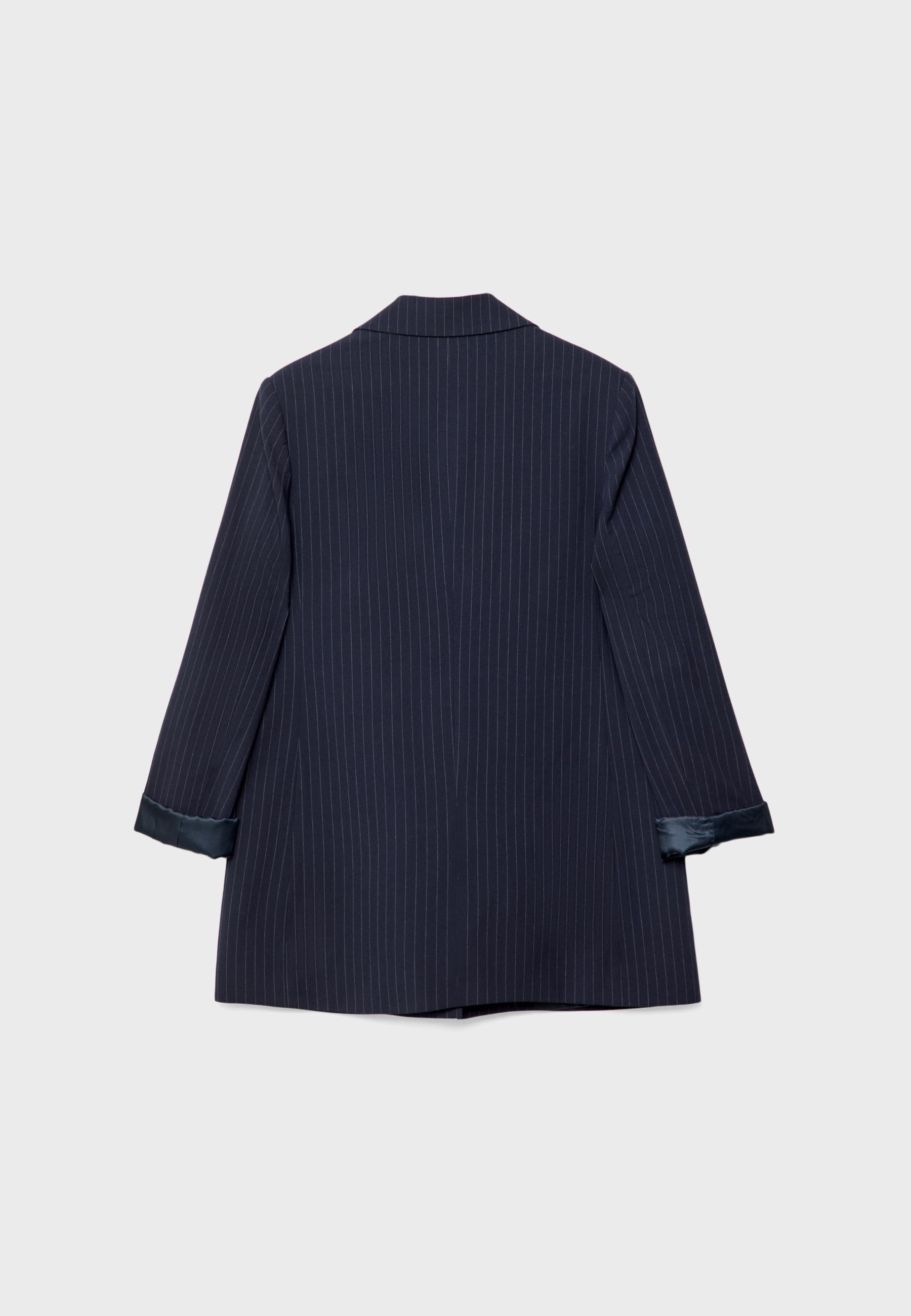 Flowing open striped blazer - Women's fashion | Stradivarius Flowing open striped blazer - Women's fashion | Stradivarius