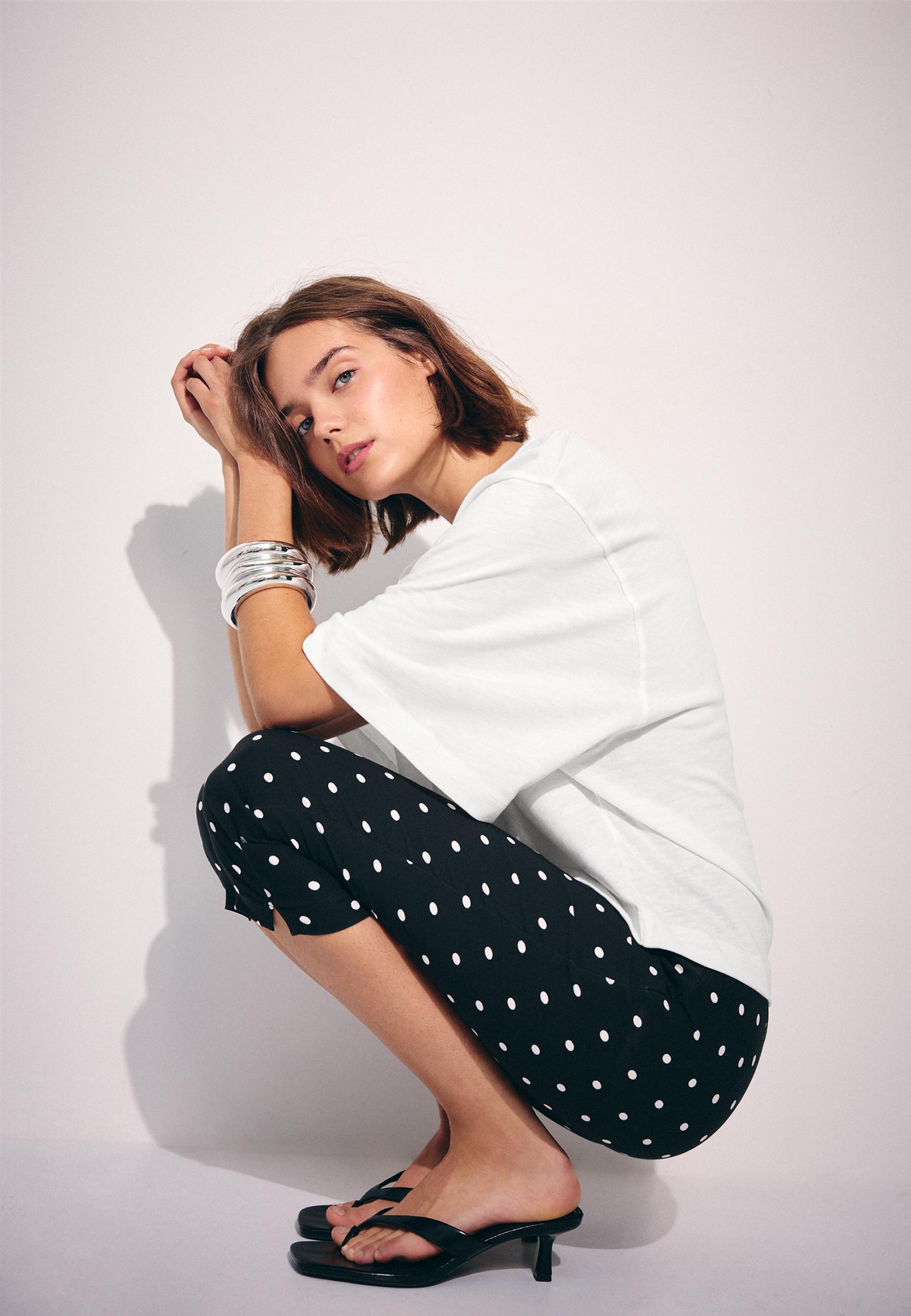 V-neck T-shirt — White