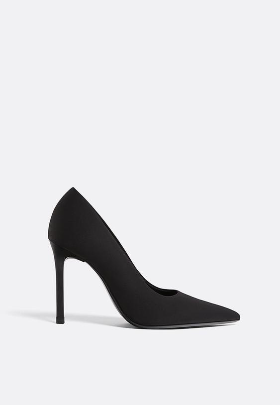 Stradivarius High-Heel Court Shoes Black 6