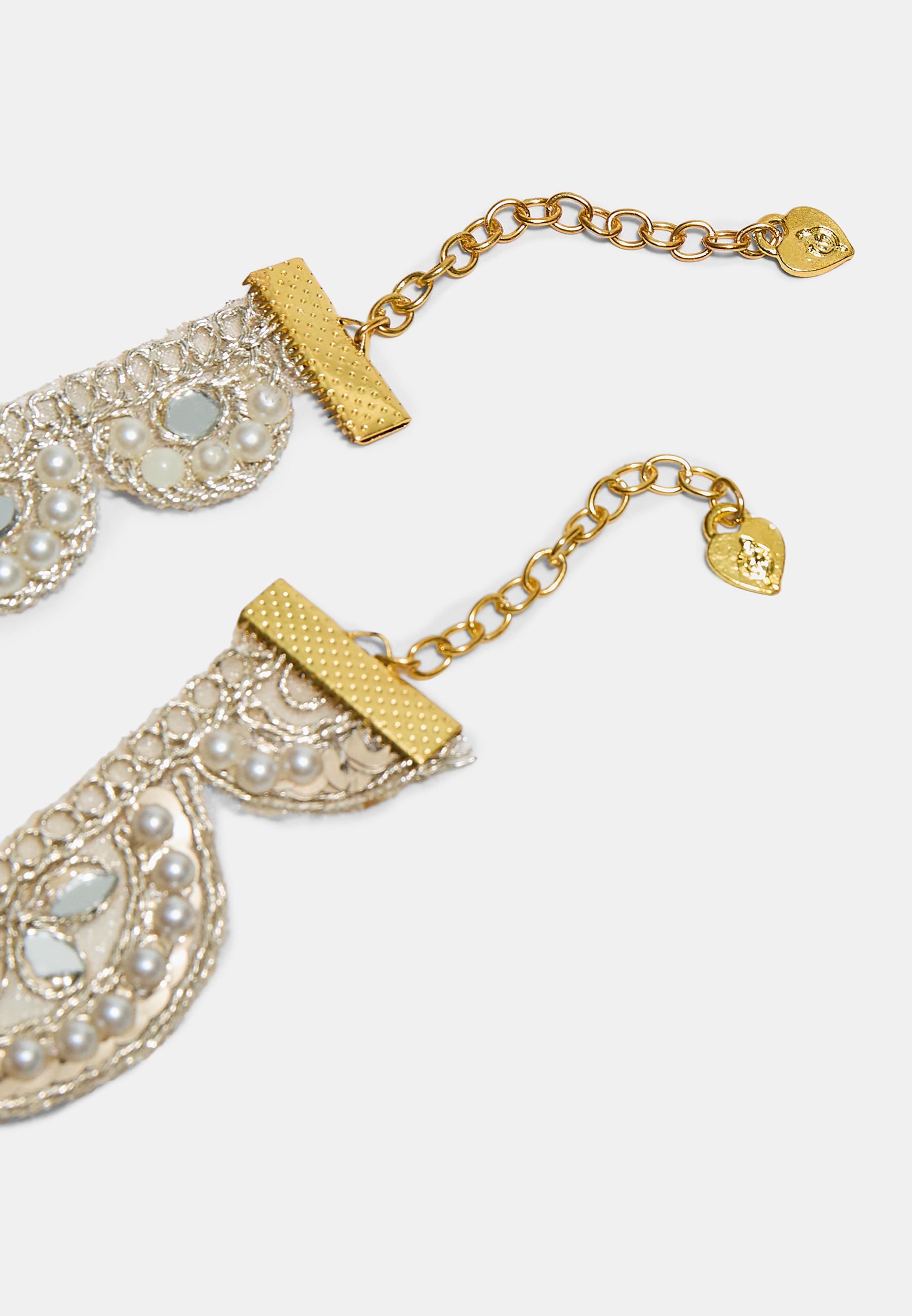 Set of 2 mirror bracelets — Gold