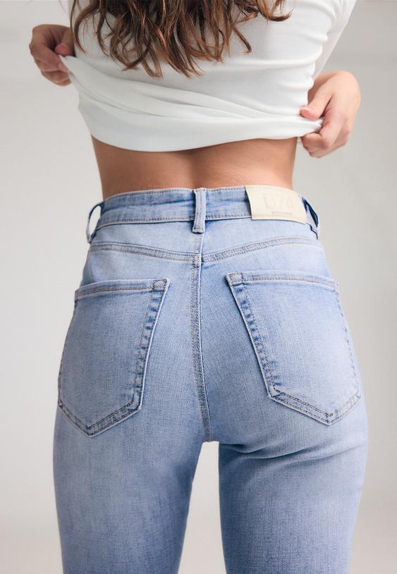 d74 jeans flare stretch slit