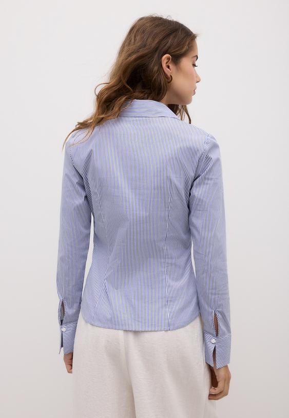 camisa basica fitted as riscas