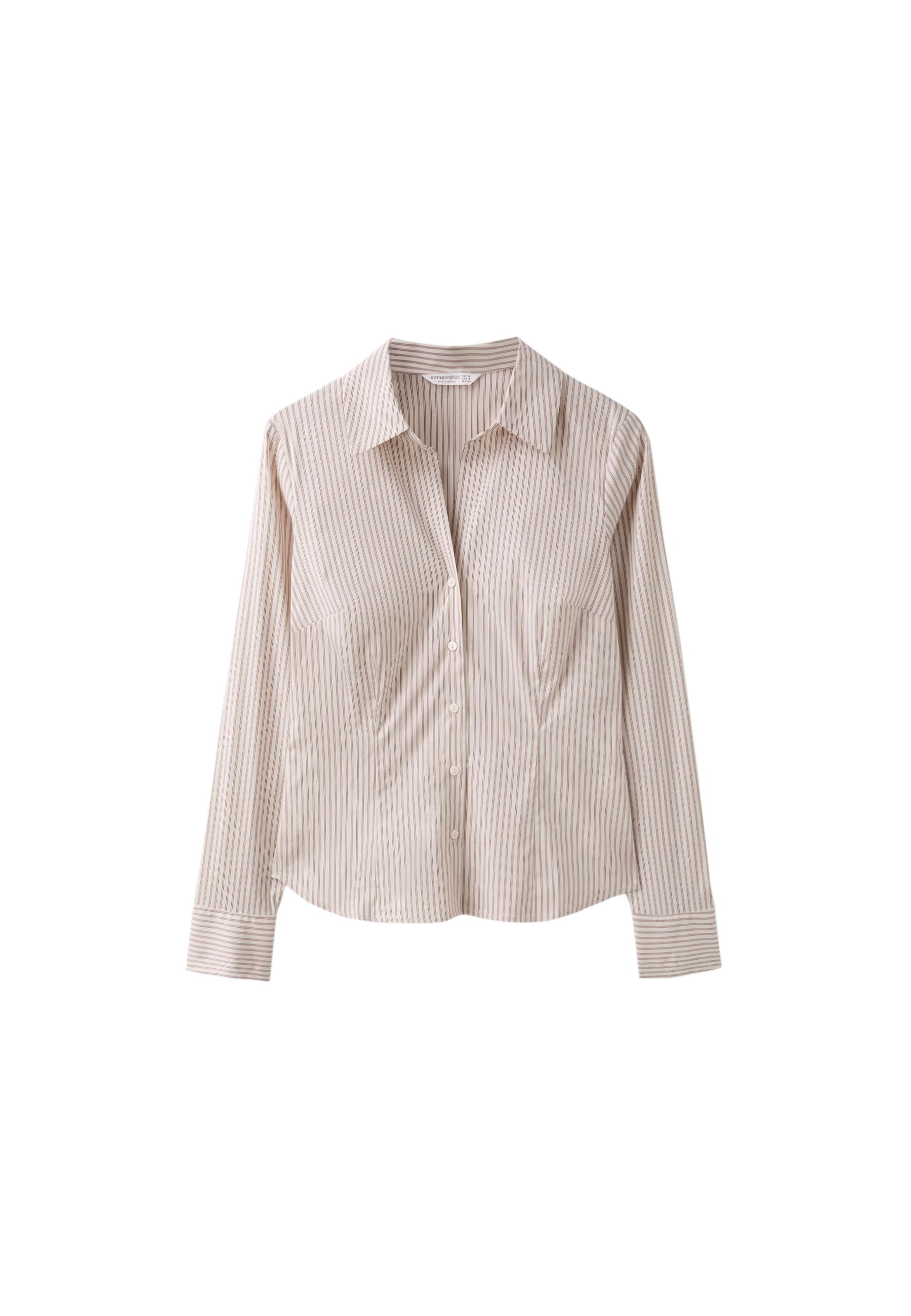 Fitted basic shirt — Vanilla