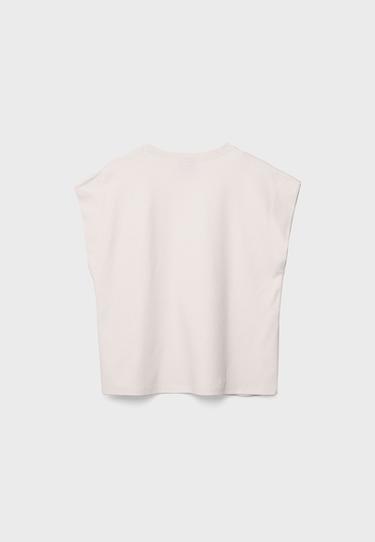B06 Basic drop shoulder T-shirt — Stone 9