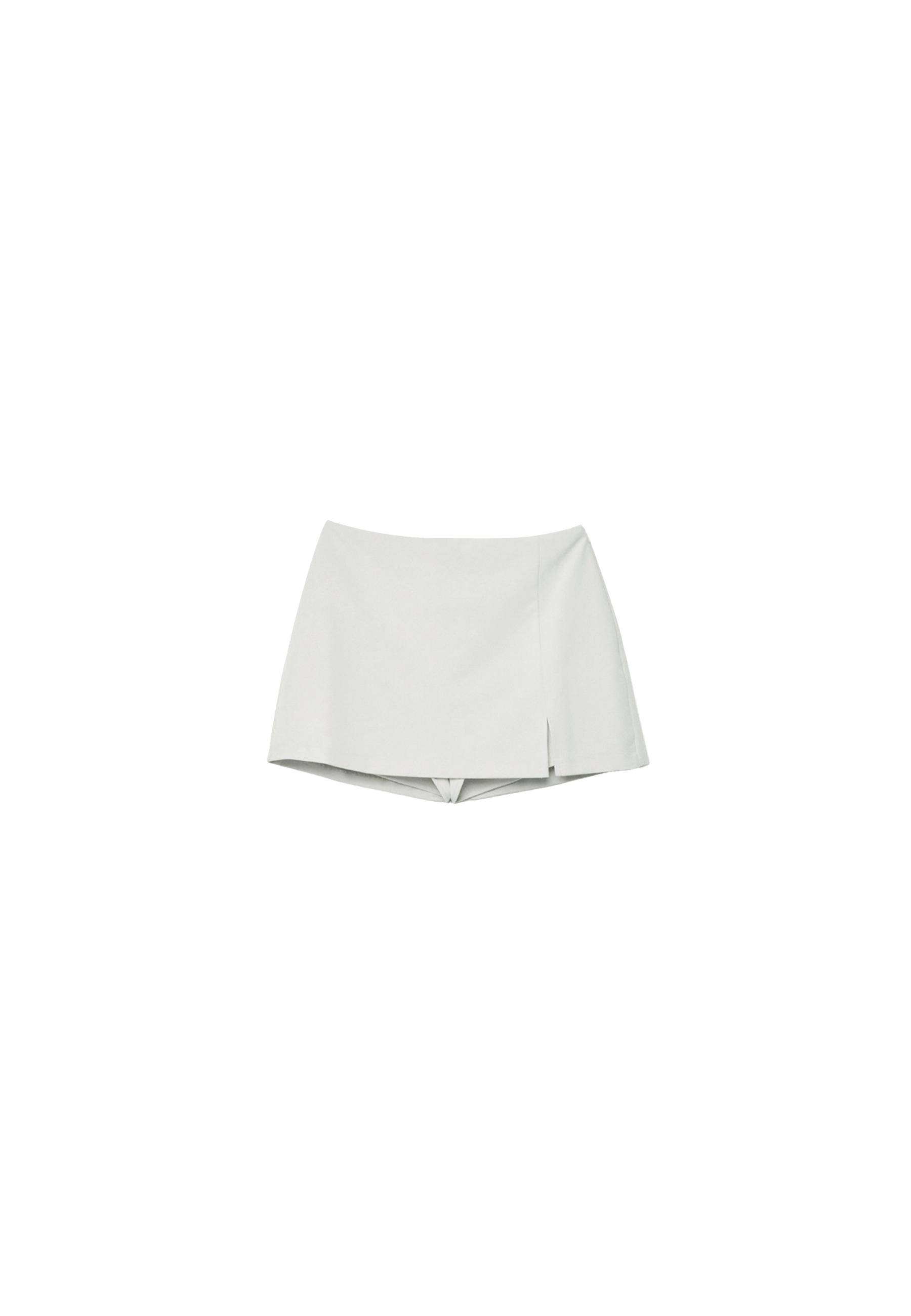 Skort with side split — Ice