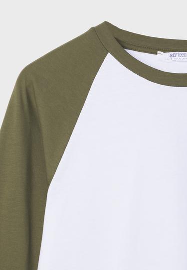 Baseball long sleeve T-shirt — Khaki 9