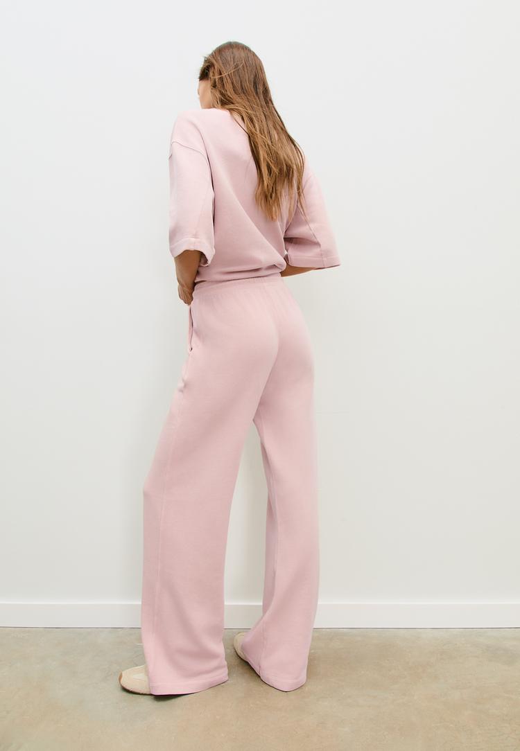 pantalon jogger straight efecto lavado