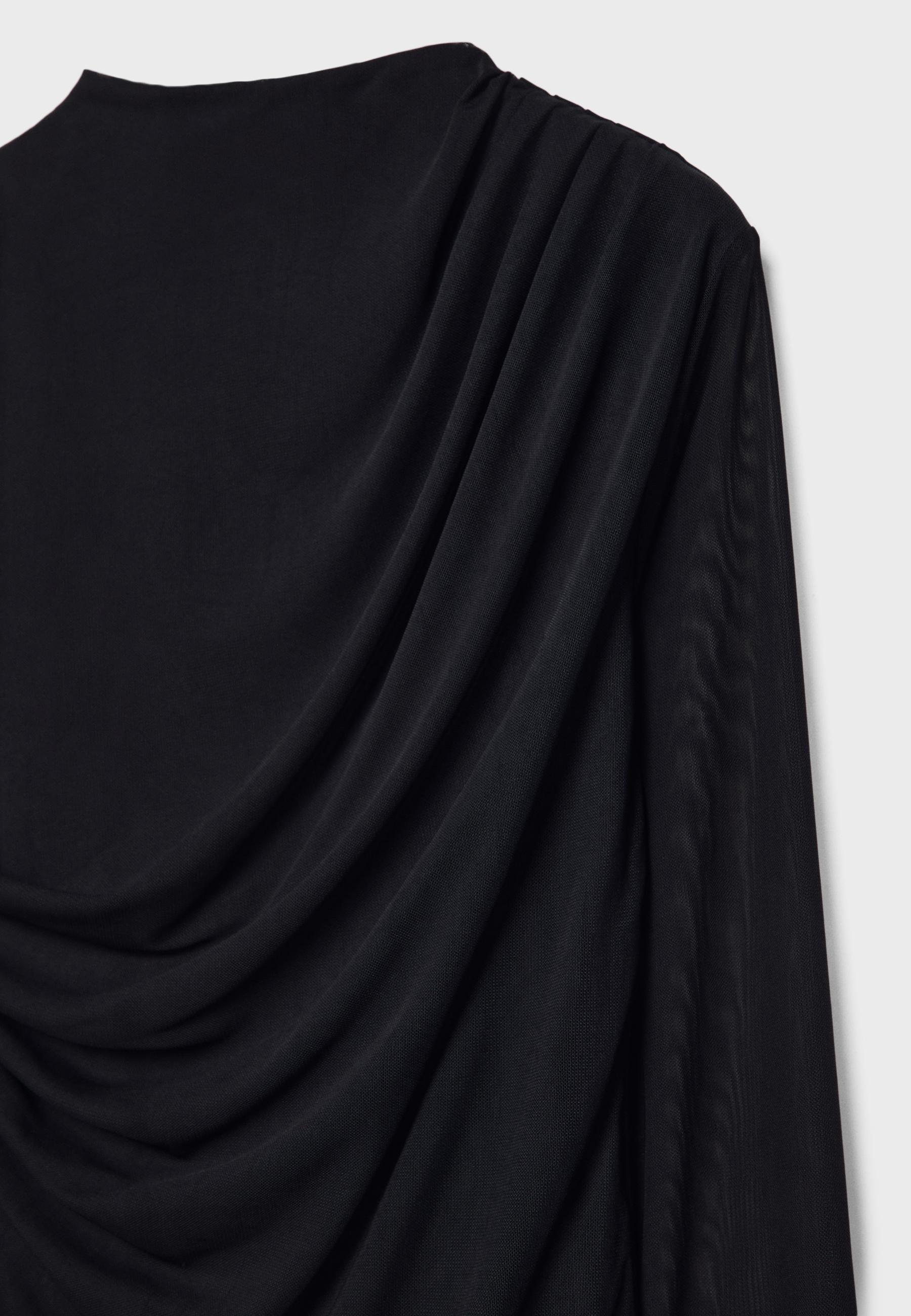 TULLE GATHERED BODYSUIT – FETICO Official Online Shop