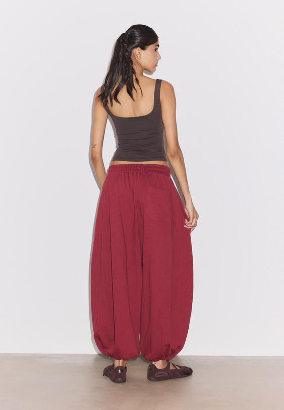 calcas jogger balao com stoppers
