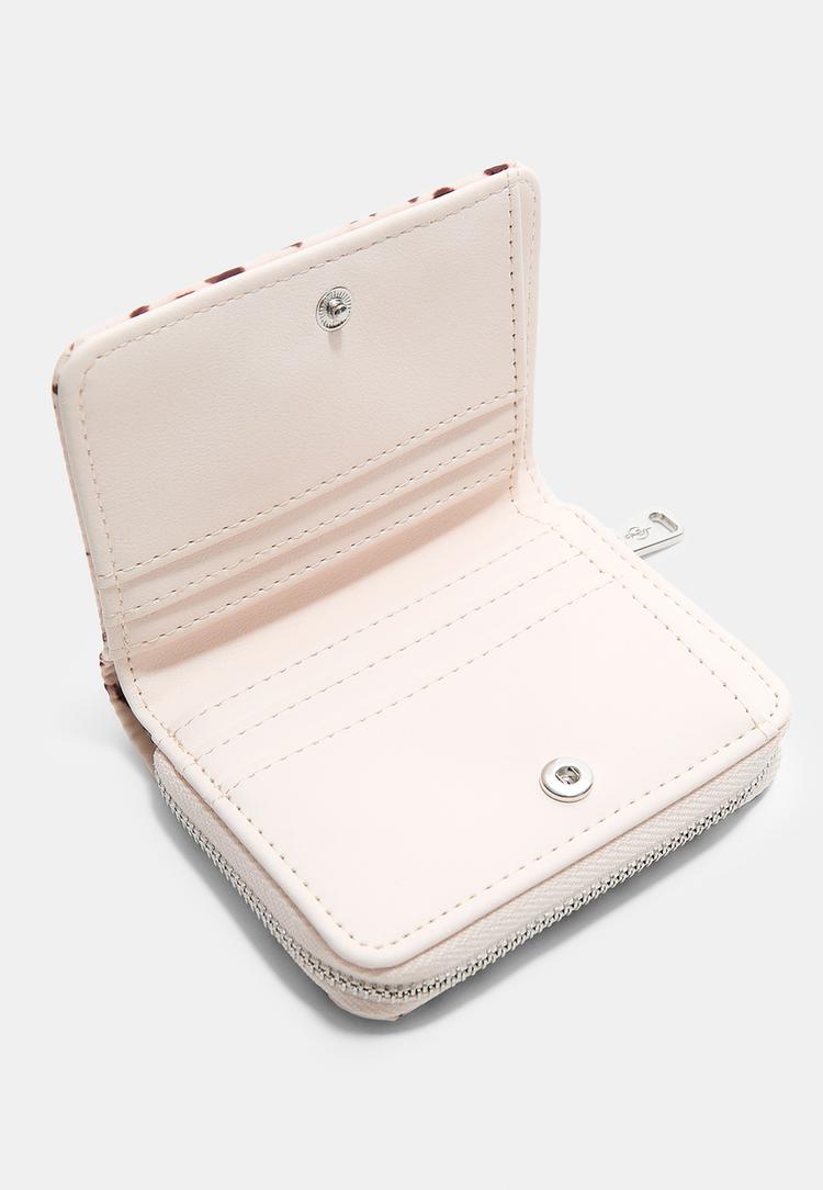 monedero cremallera estampado
