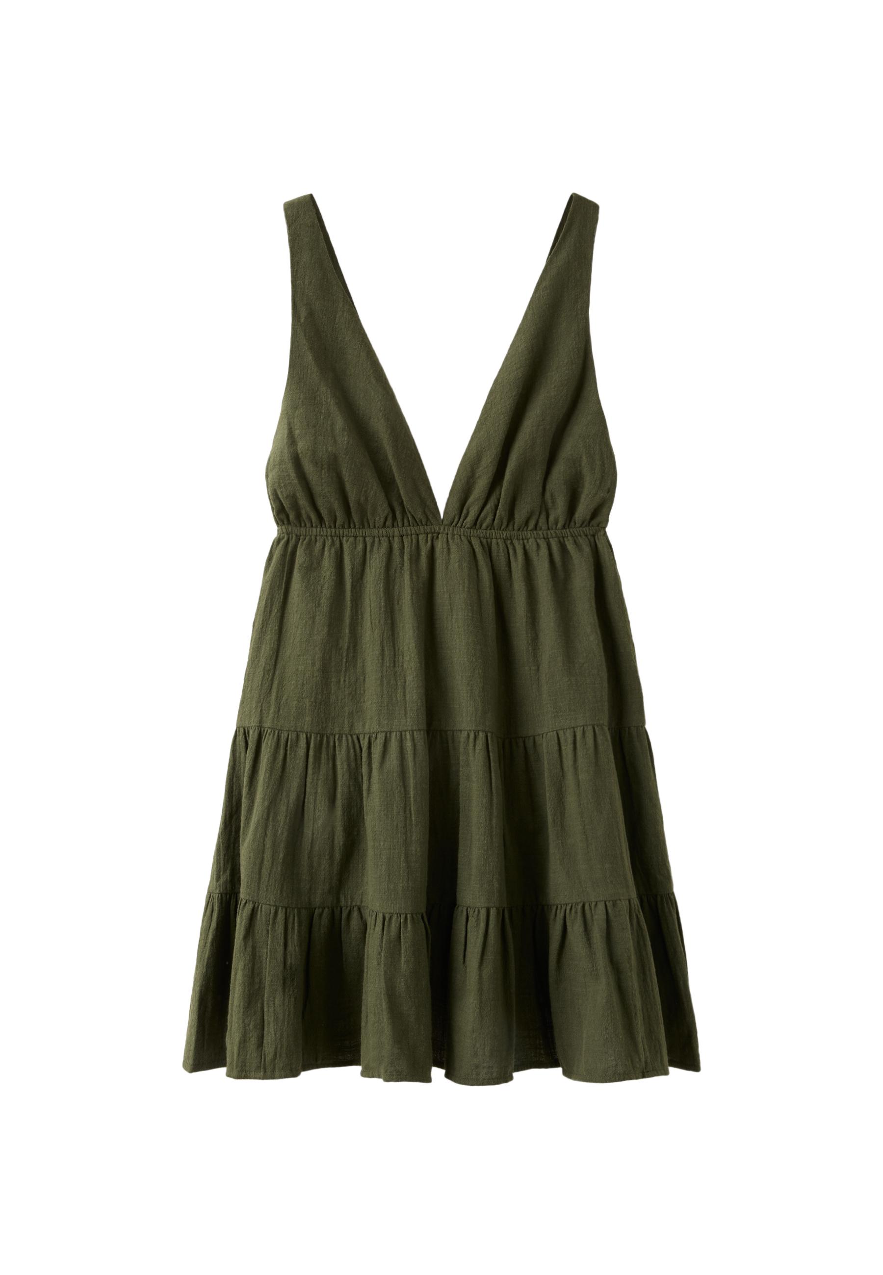 V-neck short dress