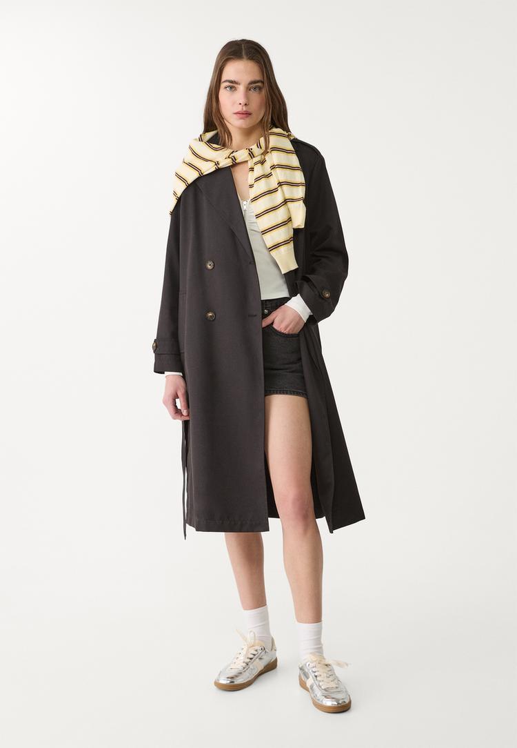 trench fluido largo