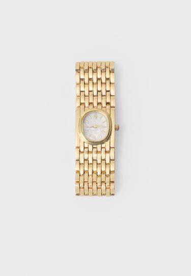 Wide chain watch — Gold 2