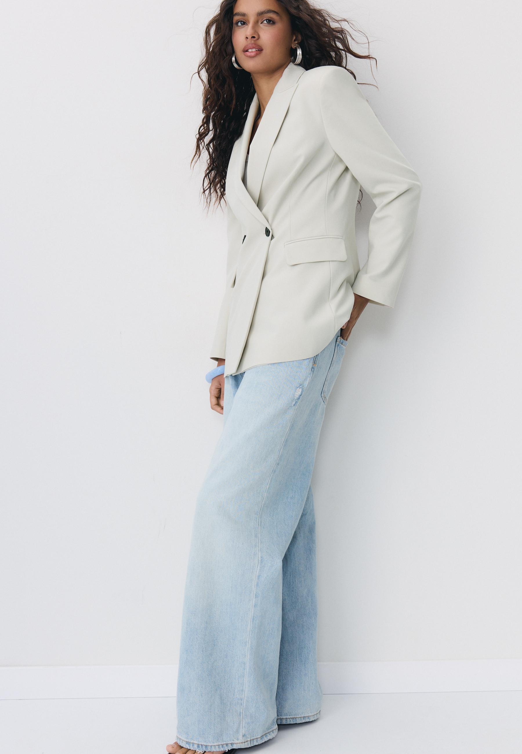Tailored blazer — Ice
