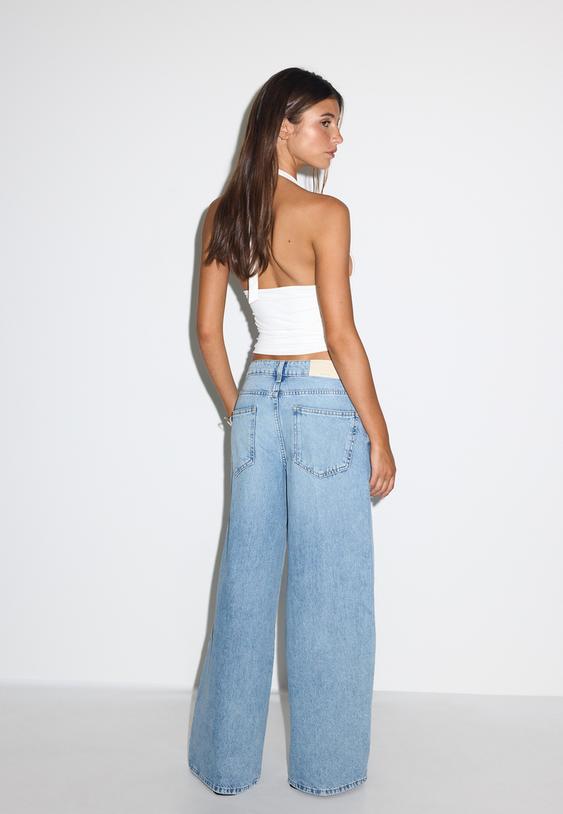 jeans cintura cruzada