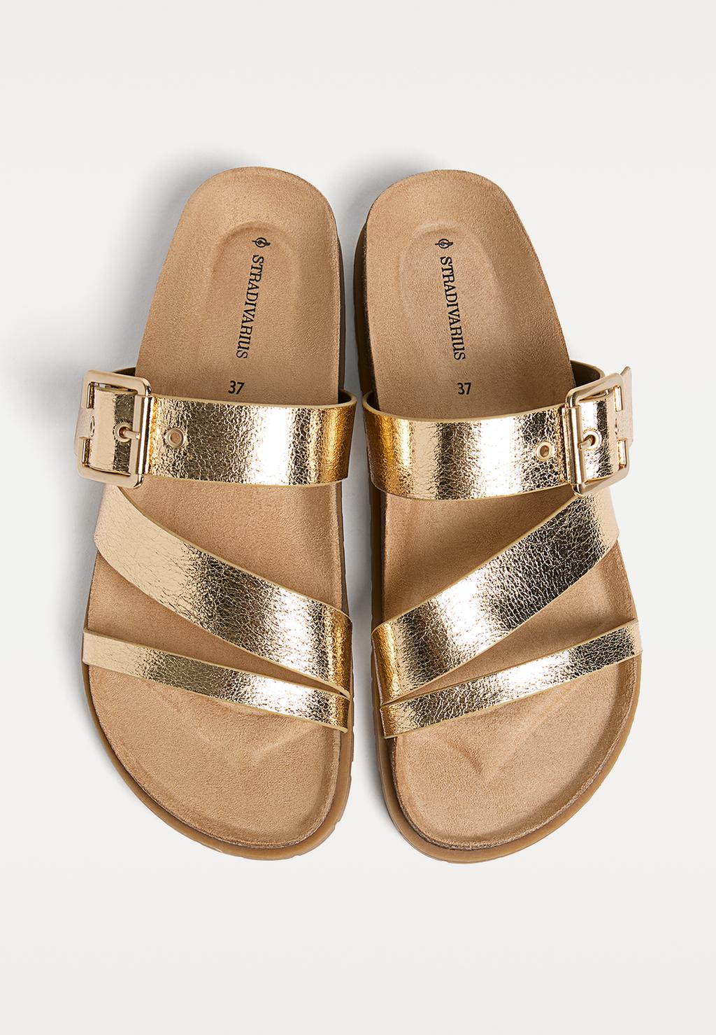 Flache Riemchensandalen