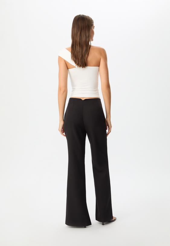 pantalon vestir flare abertura