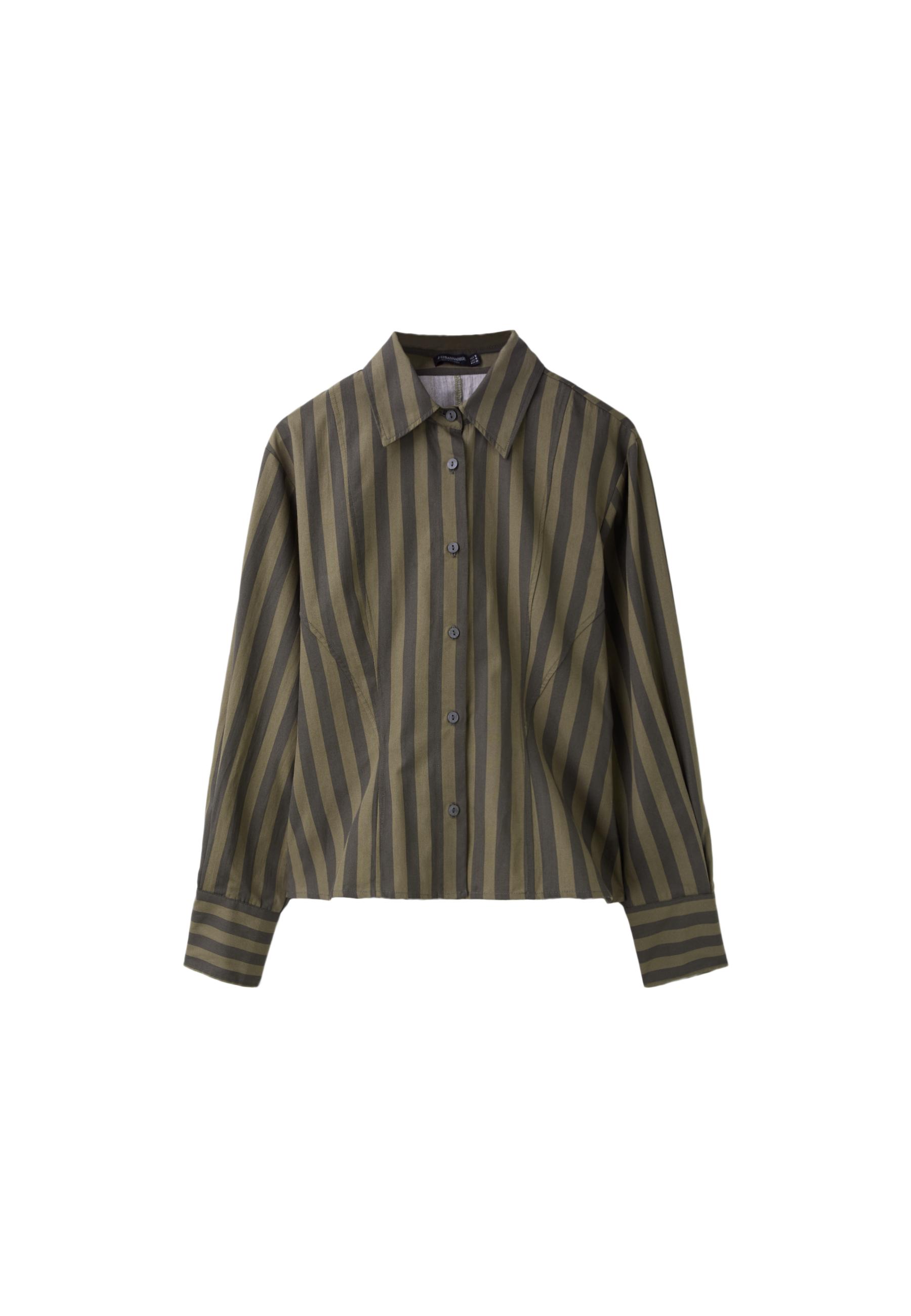 Striped shirt — Khaki