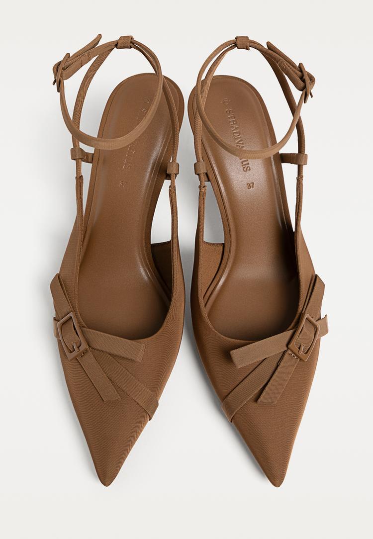zapatos de tacon lazo