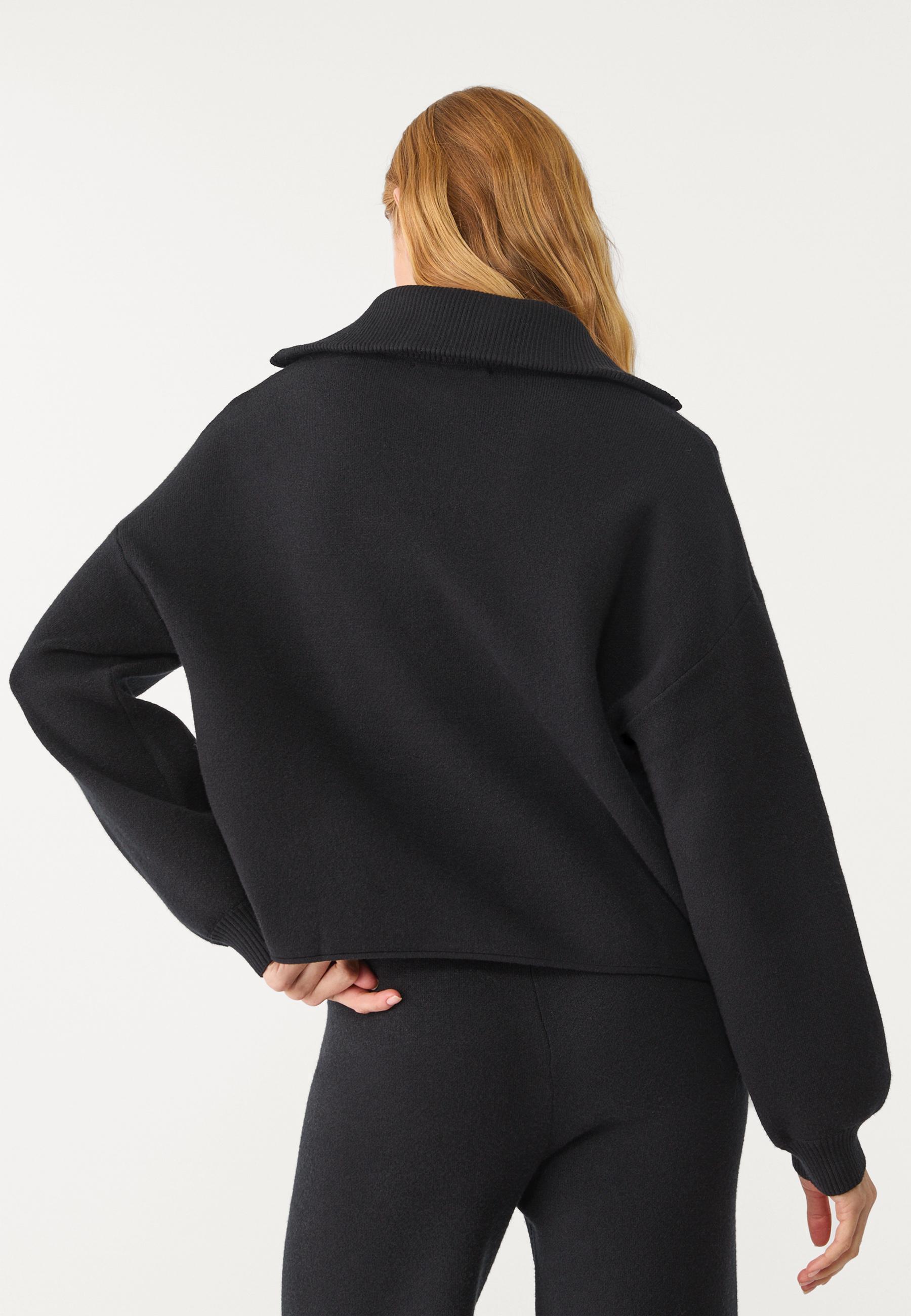 Knit jumper with zip - Women's fashion | Stradivarius Armenia