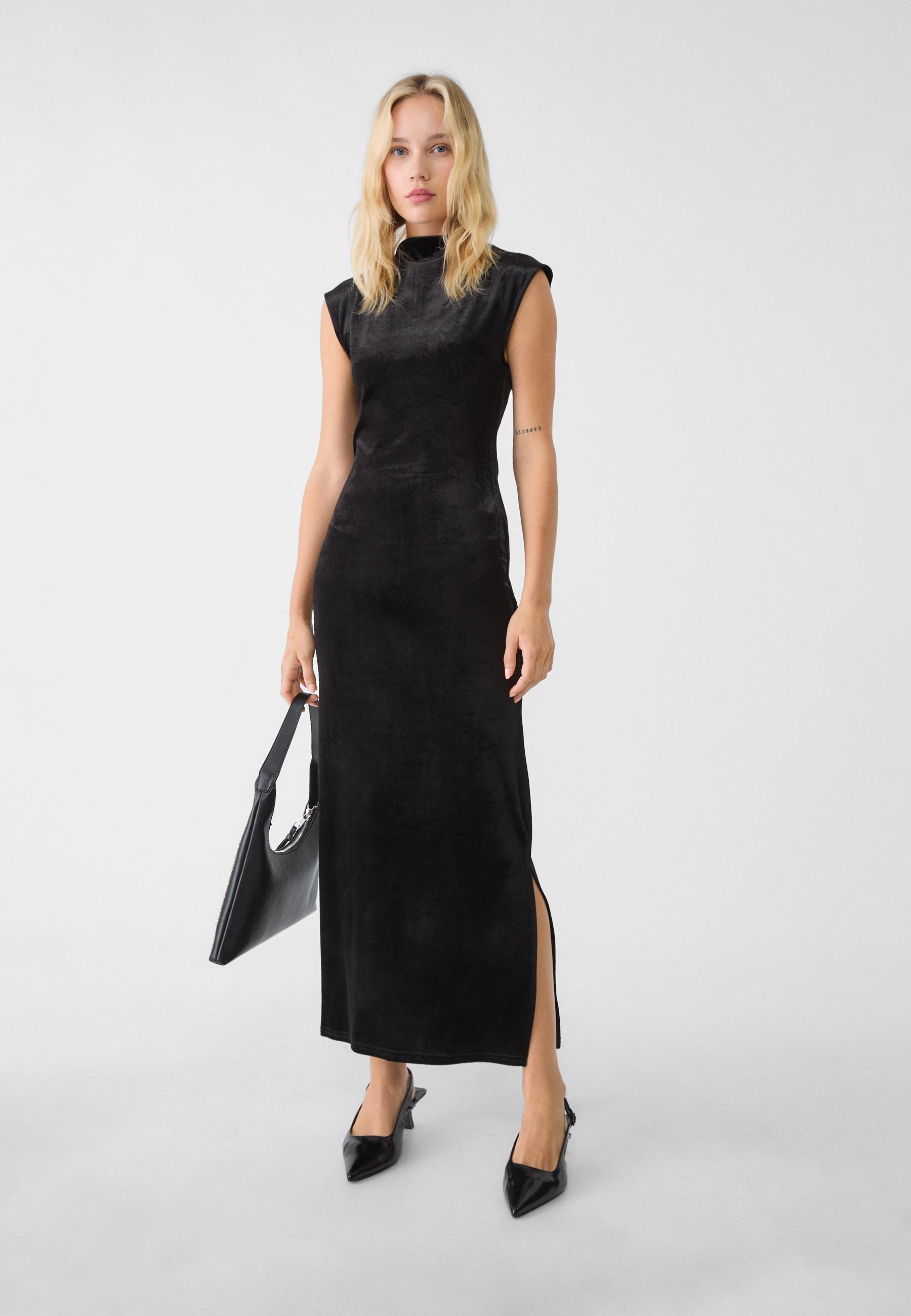 Robe midi velours sales