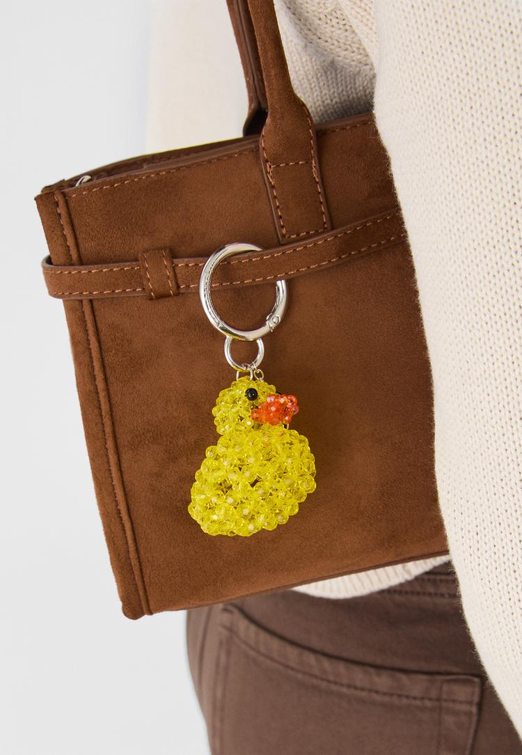 Stradivarius Μπρελόκ Μίνι Παπάκι Χρυσαφί Os φωτογραφία