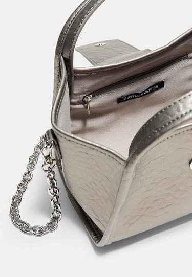 Mini padlock crossbody bag — Grey 5