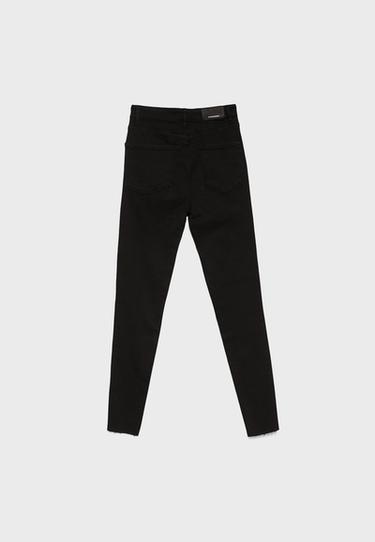 High-waist skinny jeans — Black 8