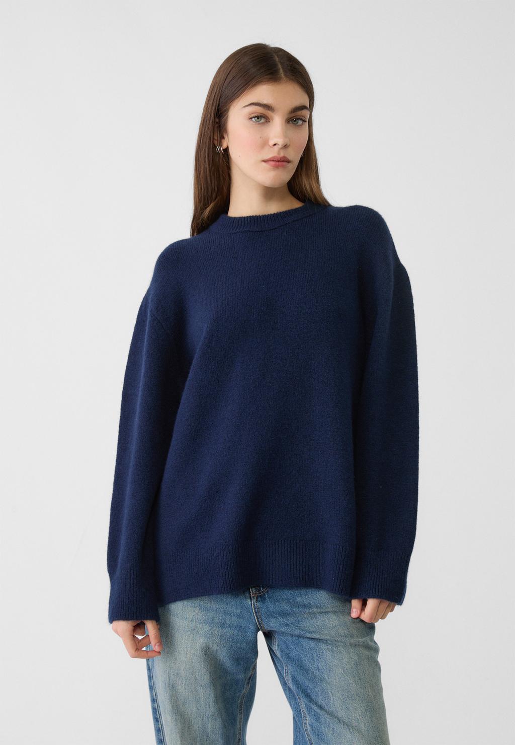 Soft-touch knit sweater