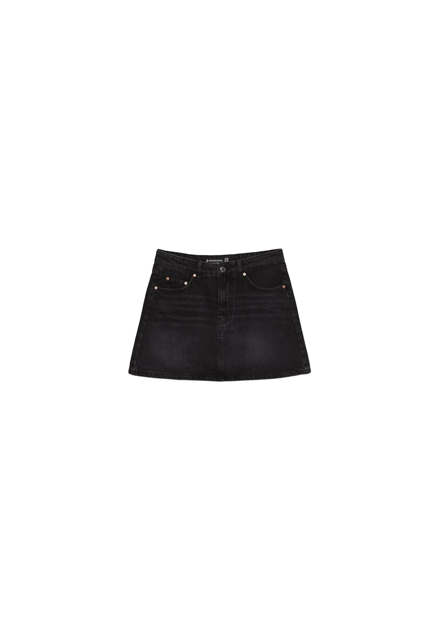 Denim mini skirt - Women's fashion | Stradivarius United States Denim mini skirt - Women's fashion | Stradivarius United States