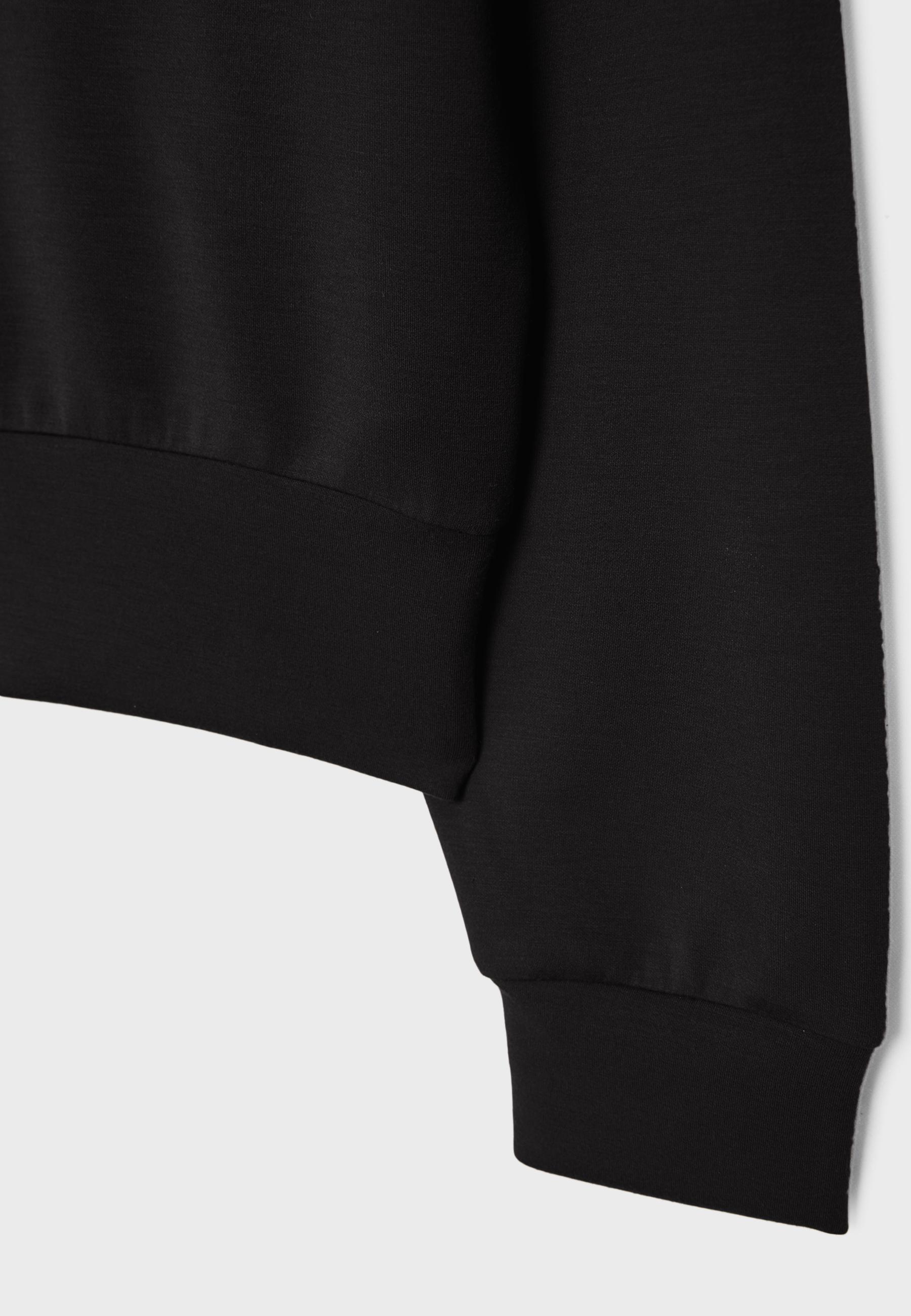 Soft-touch sweatshirt — Black
