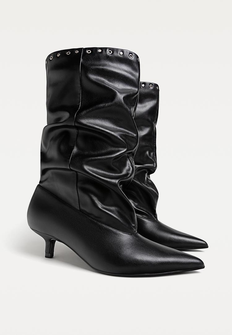 botas slouchy tachas