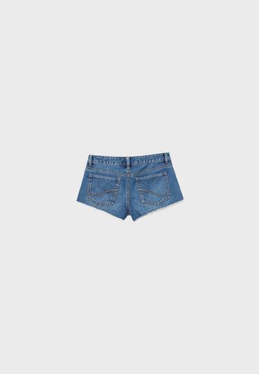 Ripped denim shorts — MEDIUM LIGHT BLUE DENIM 6