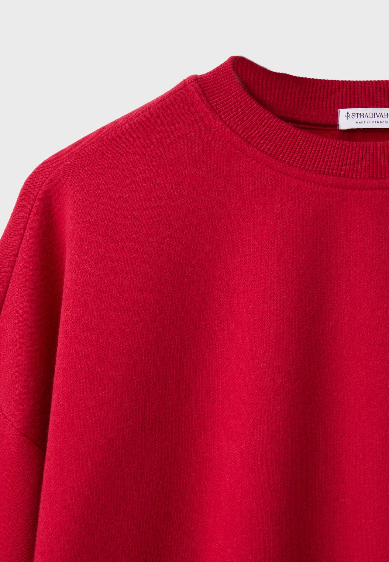 Basic sweatshirt — Red
