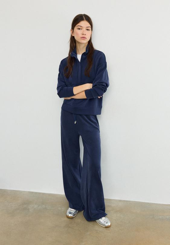 soft touch zip up sweatshirt