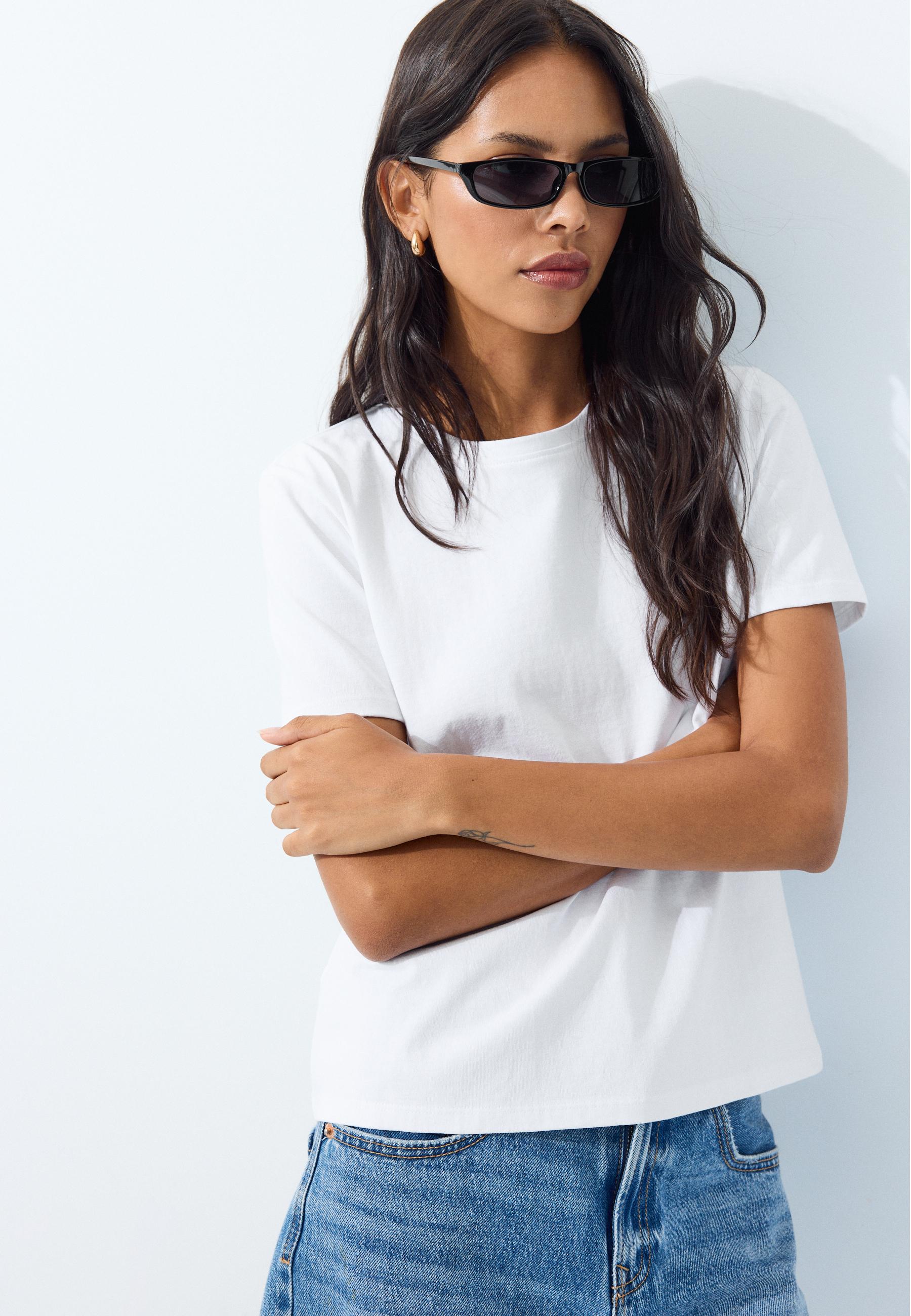 Short sleeve T-shirt — Ecru