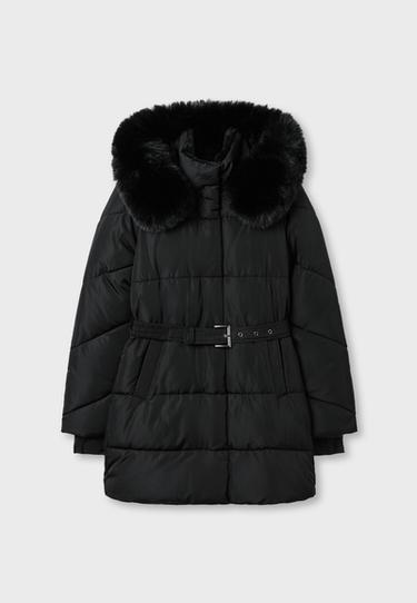 Fitted padded coat — Black 8
