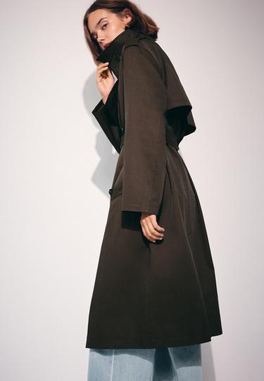 Long basic trench coat — Brown 6