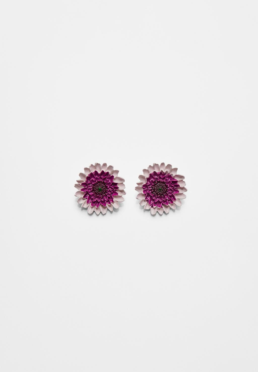 Boucles d'oreilles fleur