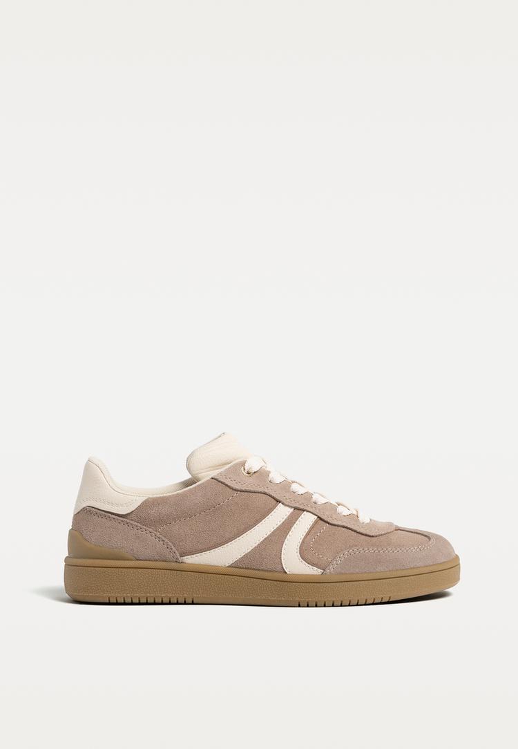 Casual-Schuhe aus Leder BEIGE 39